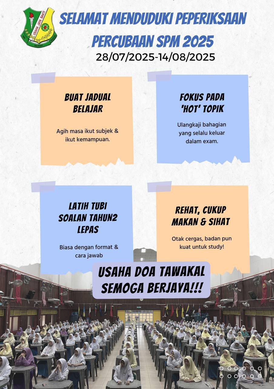PERCUBAAN SPM